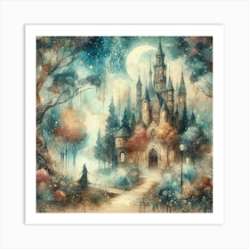 Fairytale Castle 2 Art Print