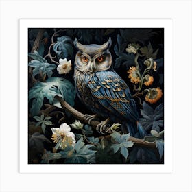 Contemporary Owl 12 Art Print