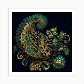 Russian Paisley Art Print