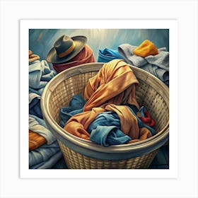 Laundry Basket 4 Art Print