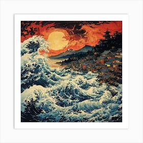 Great Wave Off Kanagawa Art Print