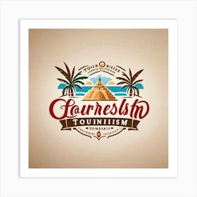 Logo For Tourism Art Print