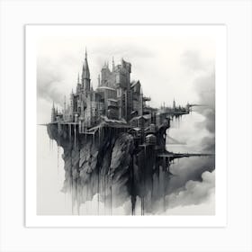 Castle From The Sky Art Print