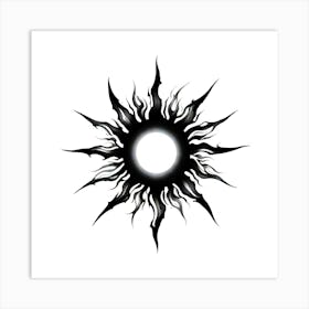 Sun Tattoo 1 Art Print