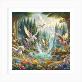 Fairytale Forest 3 Art Print