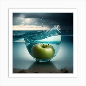 Lovely Glass Apple Art Print