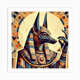 Mythological god 3 Art Print