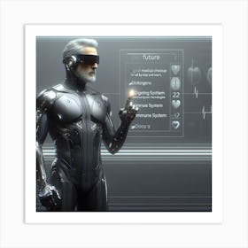 Futuristic Man 45 Art Print