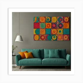 Abstract Painting 9 Art Print