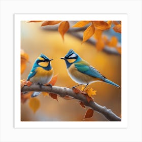 Autumn Birds 4 Art Print