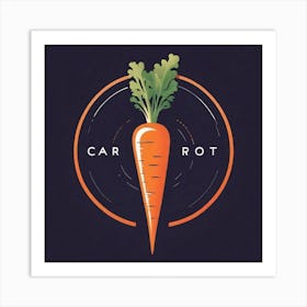 Carrot Logo 18 Art Print