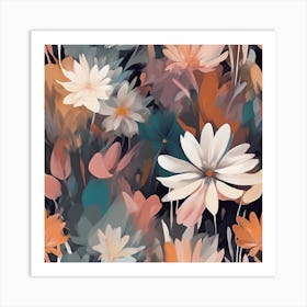 Abstract Flowers Art Prints and Posters 2 1 Art Print