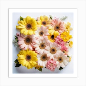 Gerbera Daisies Art Print