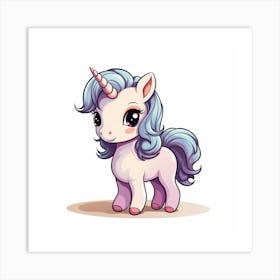 Cute Unicorn 280 Art Print