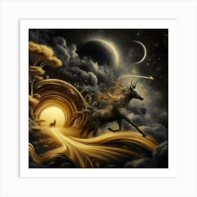 Dreaming Horse Art Print