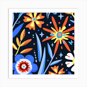 Floral Pattern Art Print