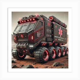 Mars Dominion Mobile Medical Unit Md Mmu Art Print