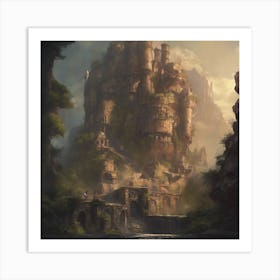 Fantasy Castle 93 Art Print