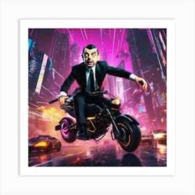 Man In Suit 3 Art Print