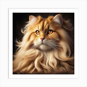 Portrait Of A Cat Art Print