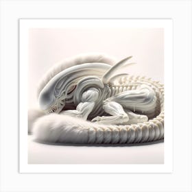 Alien Sleeping 13 Art Print