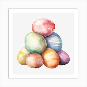Easter Eggs Art Print