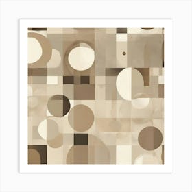 Abstract Circles 13 Art Print