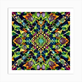 Psychedelic Mandala 32 Art Print