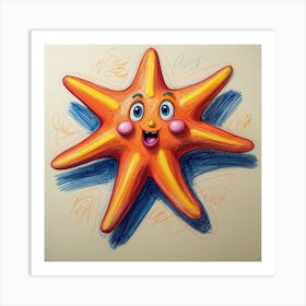 Starfish 7 Art Print