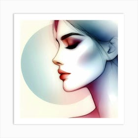 Portrait Of A Woman 19 Art Print