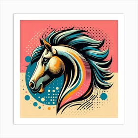 Horse Head Art Print