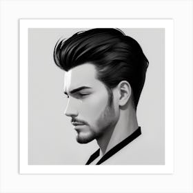 Portrait Of A Man Art Print