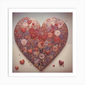 Heart Of Hearts Art Print