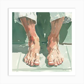 Bare Feet 1 Art Print