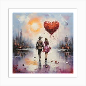 Love Rain 4 Art Print