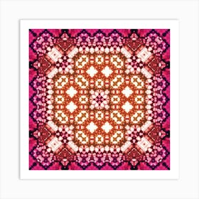 Red And White Decor 1 Art Print