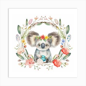 Easter Koala Art Print