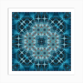 Psychedelic Mandala 6 Art Print