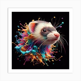 Ferret 1 Art Print