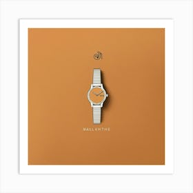 A Minimalist Logo For A Watch Company In Contempor (3) Art Print