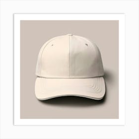 White Baseball Cap 13 Art Print