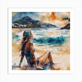 Hawaiian Beach Art Print