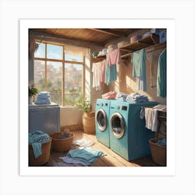 Laundry Room 1 Art Print