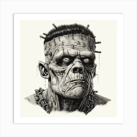 Frankenstein 1 Art Print