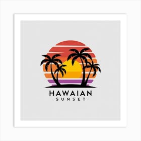 Hawaiian Sunset Art Print