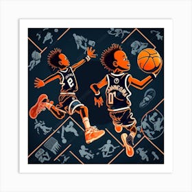 Basketball Player 2 Art Print