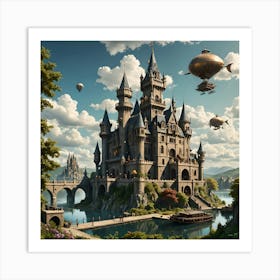 Castle In The Sky 1 Art Print