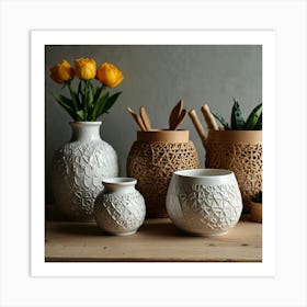 Vases And Pots Art Print