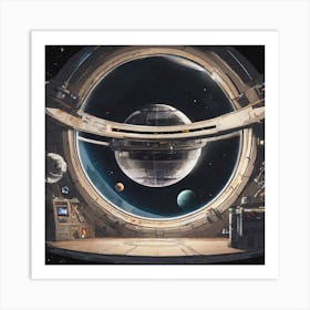 Space Station 35 Art Print