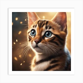 Bengal Cat 2 Art Print